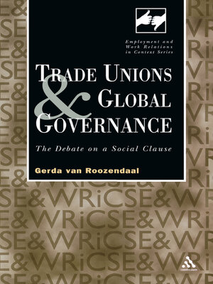 cover image of Trade Unions and Global Governance